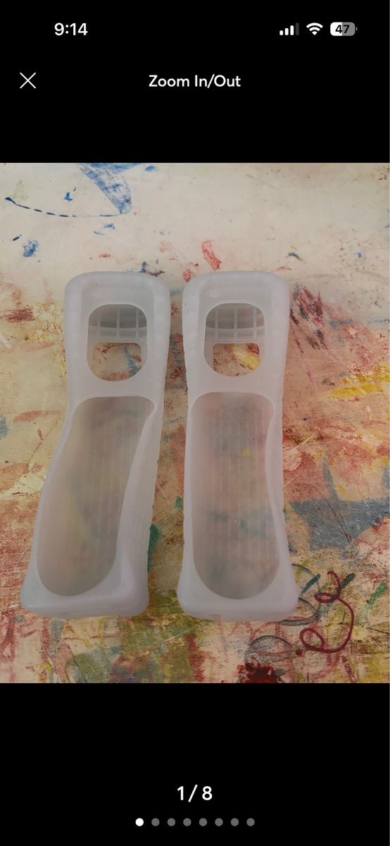 Nintendo Wii Remote Silicone Sleeve Protector Covers - Set of 2, White