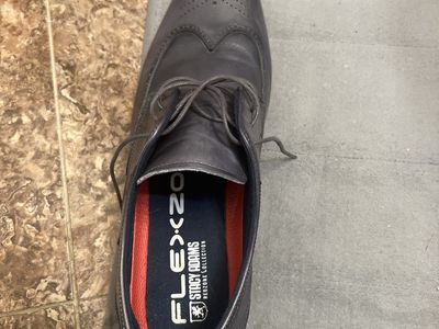 Stacy Adams FlexZone Redzone Collection Men's Gray Dress Shoes Size 11w