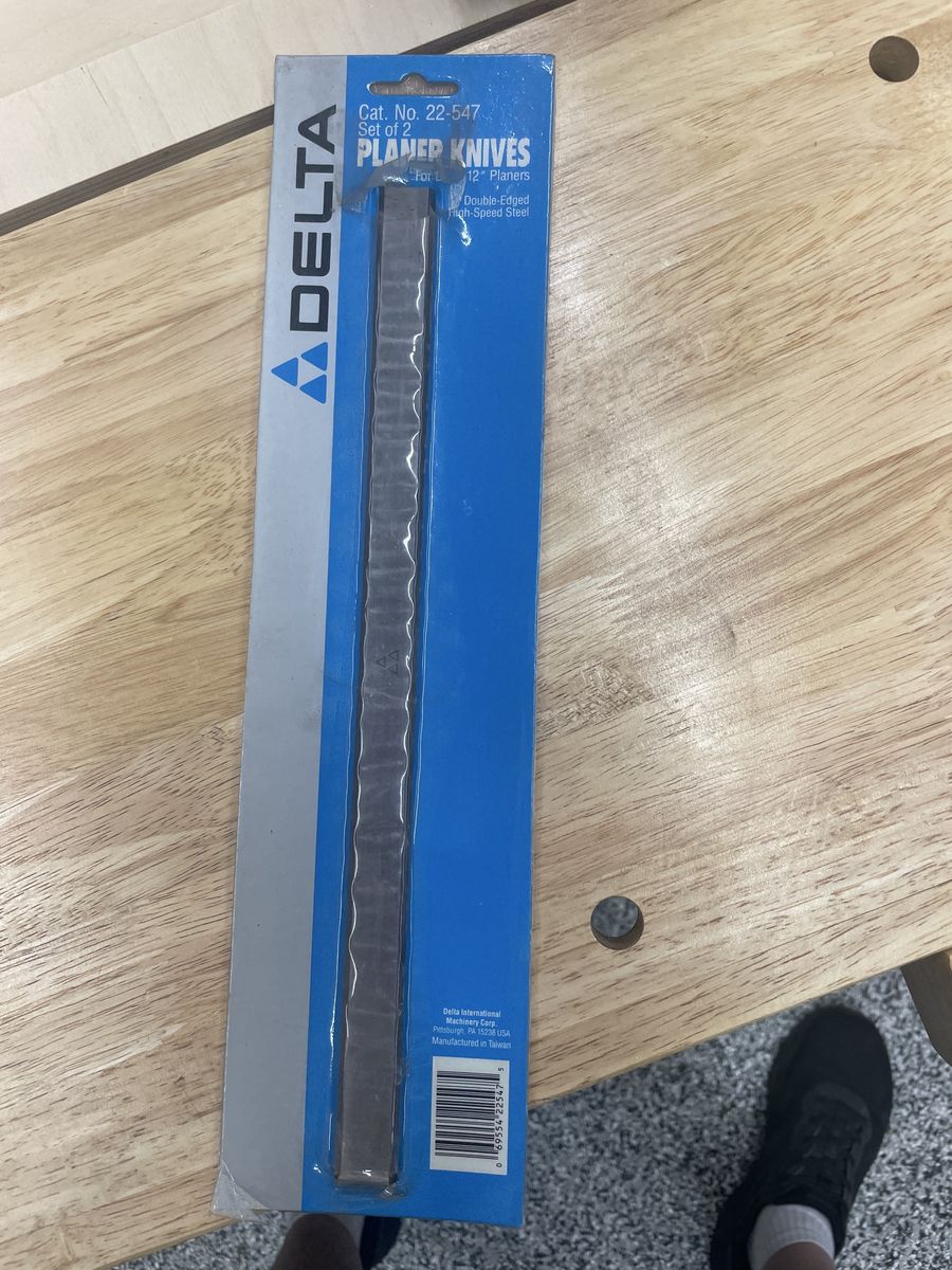 Delta 12” planer knives