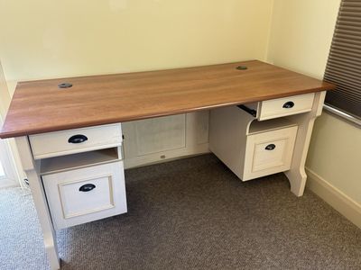 Cute large solid wood desk