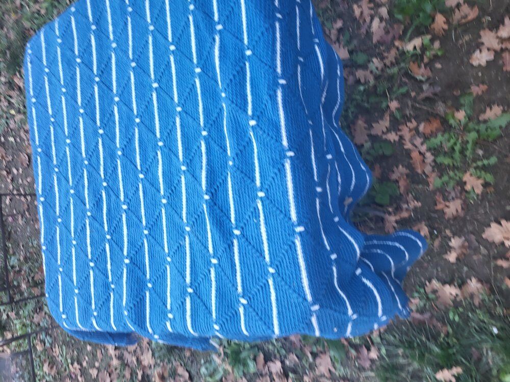 Home made lap blanket