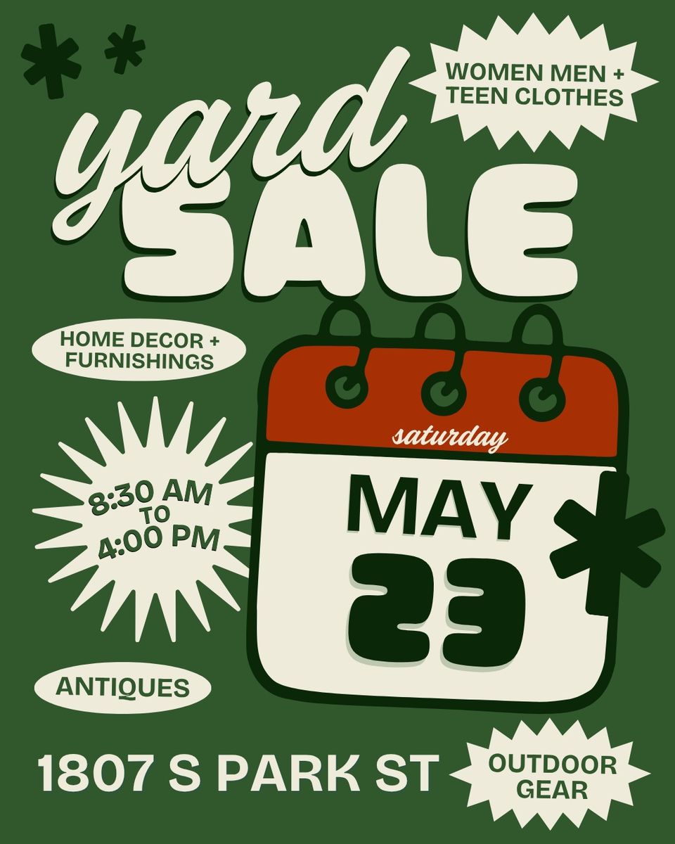 Big multi-person garage sale Saturday May 23rd 9am!