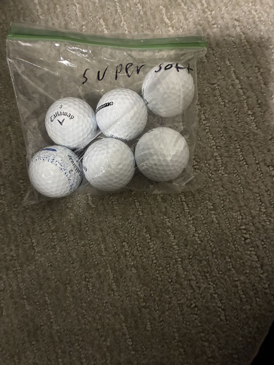 6 callaway supersoft golf balls