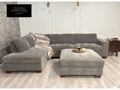 PENELOPE MODERN SECTIONAL AND OTTOMAN WE OFFER DELIVERY