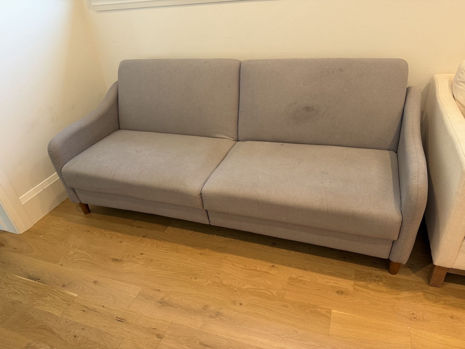 Modern Gray Futon Couch