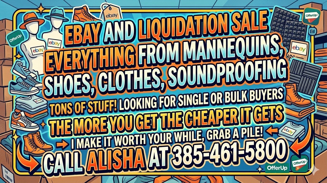 liquidating eBay store everything must Go have a l