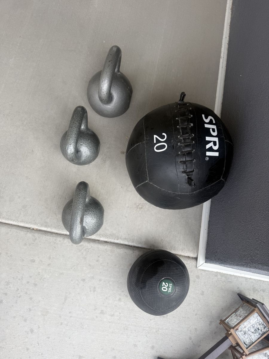 Kettlebells and slamballs