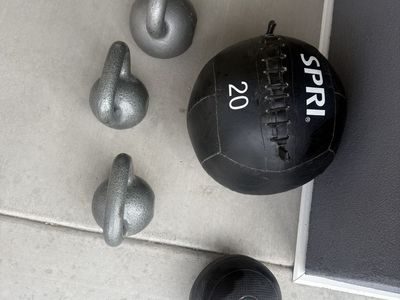 Kettlebells and slamballs