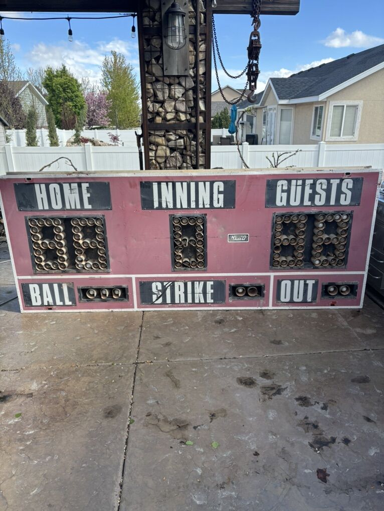 Nevco Baseball Softball Score Board Scoreboard