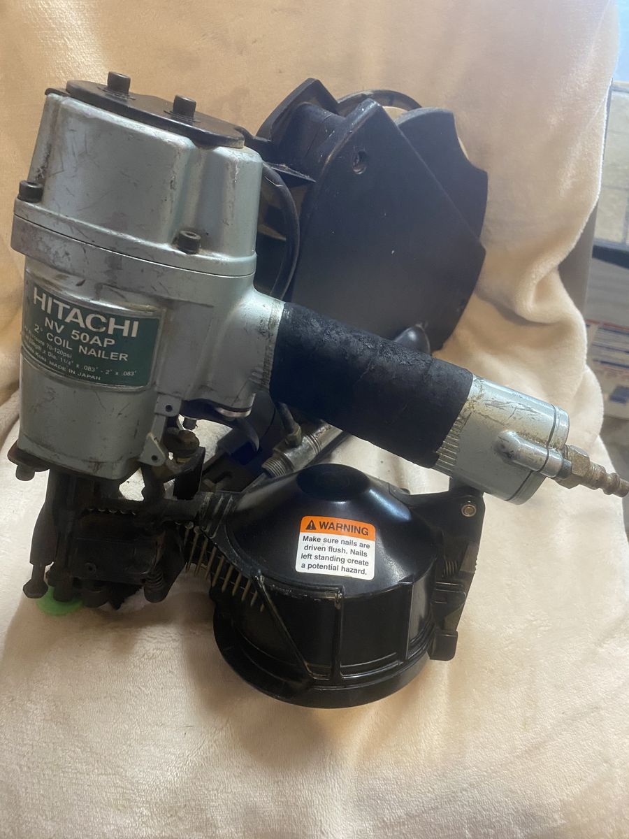 Hitachi Nv 50AP 2" Coil Nailer Plasti-Tacker Pro