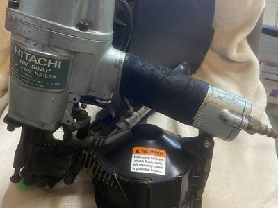 Hitachi Nv 50AP 2" Coil Nailer Plasti-Tacker Pro