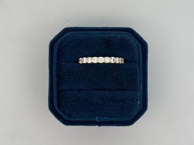 14K Yellow Gold Diamond Wedding Band