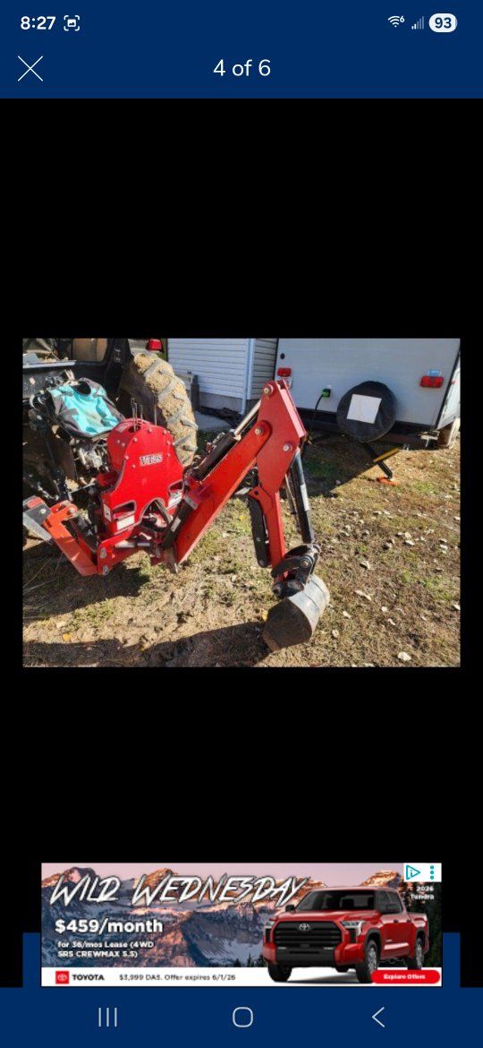Backhoe attachment