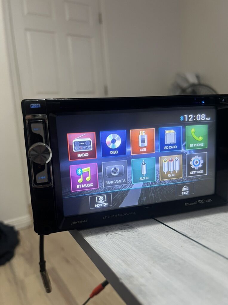 Dual stereo Bluetooth FM SD card aux USB  mic AV