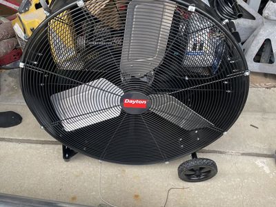 Dayton fan 30” industrial fan air moving 9700 CFM