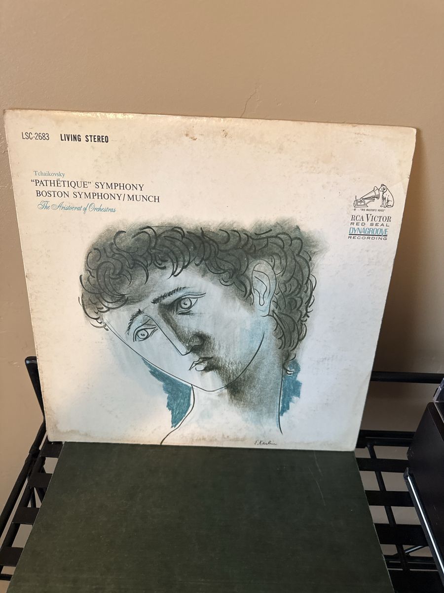 Tchaikovsky Pathétique Symphony Boston Symphony Munch Living Stereo Vinyl Record