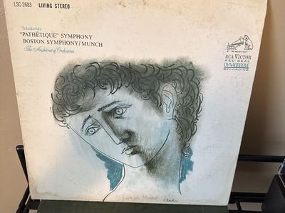 Tchaikovsky Pathétique Symphony Boston Symphony Munch Living Stereo Vinyl Record