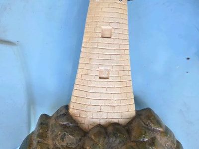 Decorative Lighthouse Figurine Statue - Coastal Home Decor Accents - DoorStop