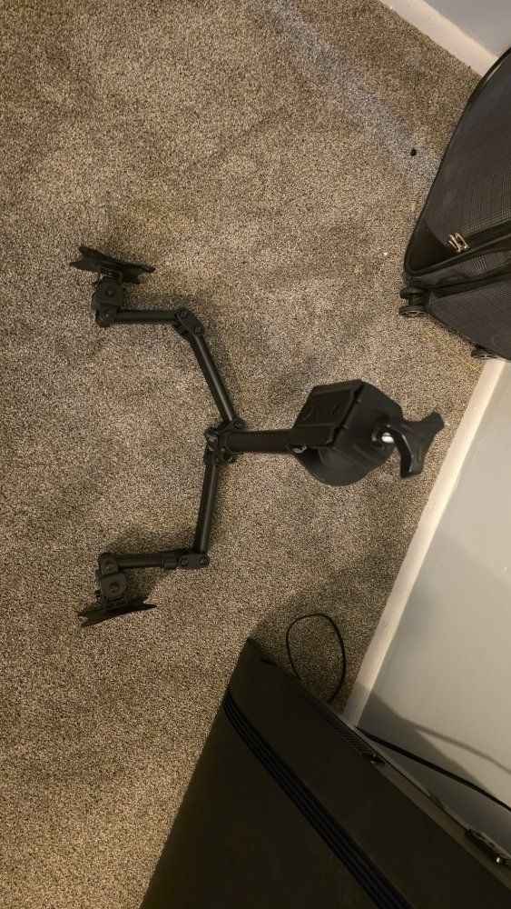 Screen Splitter for gaming or office work, dual monitor desk mount stand