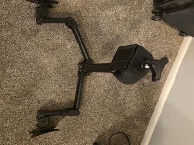 Screen Splitter for gaming or office work, dual monitor desk mount stand