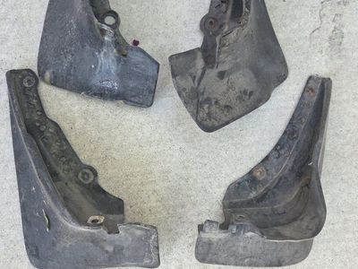 Used Black Rubber Mud Flaps/Splash Guards - Set of 4 toyota celica 1988