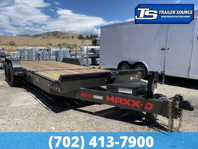 7x22 Maxx-D G8X Tilt Trailer - 17.5K GVWR D-Rings, Torsion Axles
