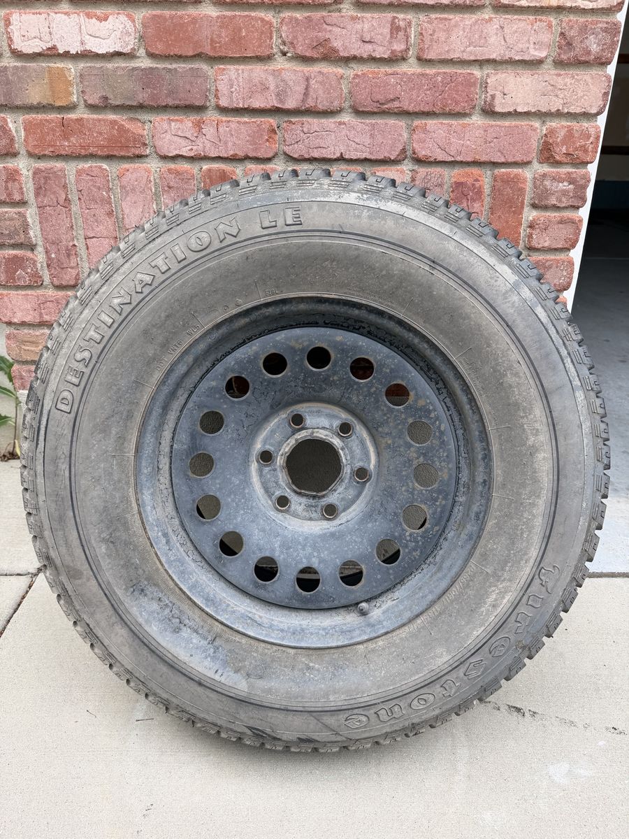 Firestone Destination LE P265/70R17 Tire & Wheel, Truck/SUV