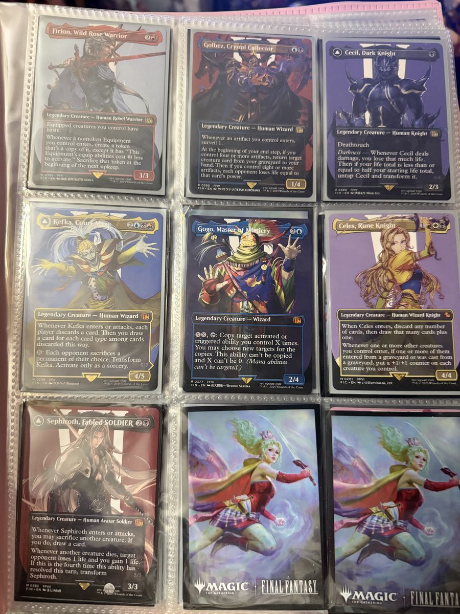 Magic The Gatering Final Fantasy Cards