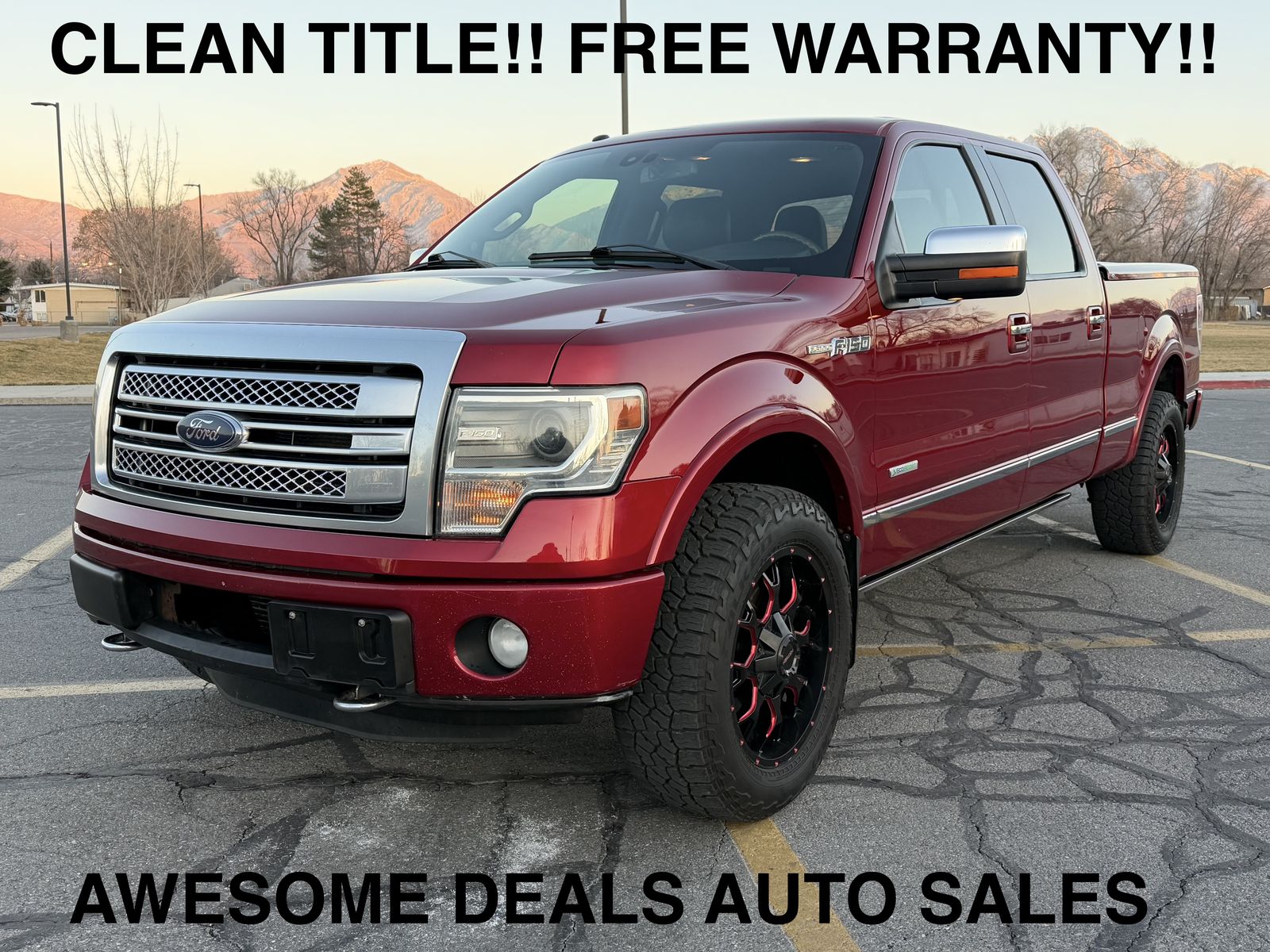 2013 FORD F150 Platinum