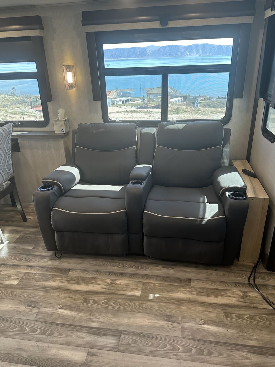 RV Power Theater Seating / Double Recliners - Excellent Condition