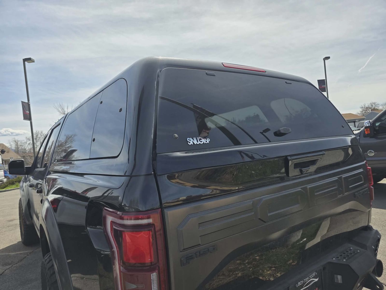2015–2020 Ford F150 Raptor camper shell SNUGtop.