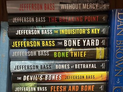 Book Lot Jefferson Bass $25 For All