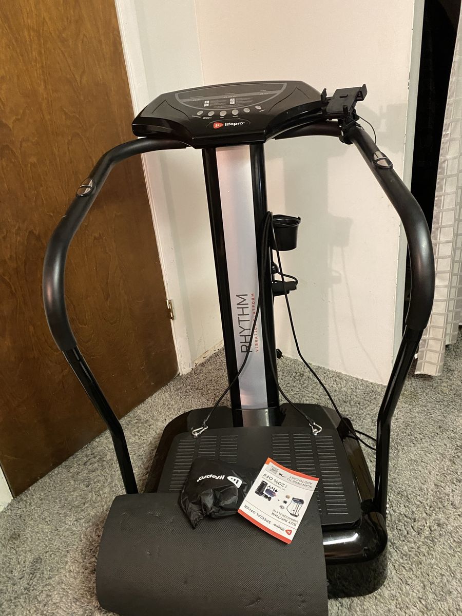 LifePro Rhythm Vibration Plate Exercise Machine - Whole Body Vibrating Platform