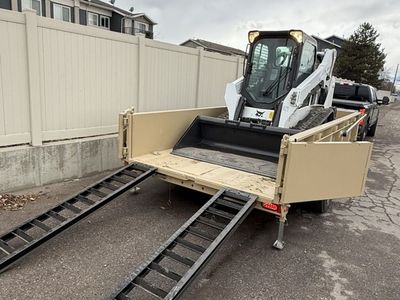 Move Dirt & Haul Debris Fast – Track Skid and Dump Trailer Rental Combo