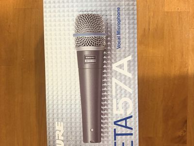Shure Beta 57A dynamic microphone