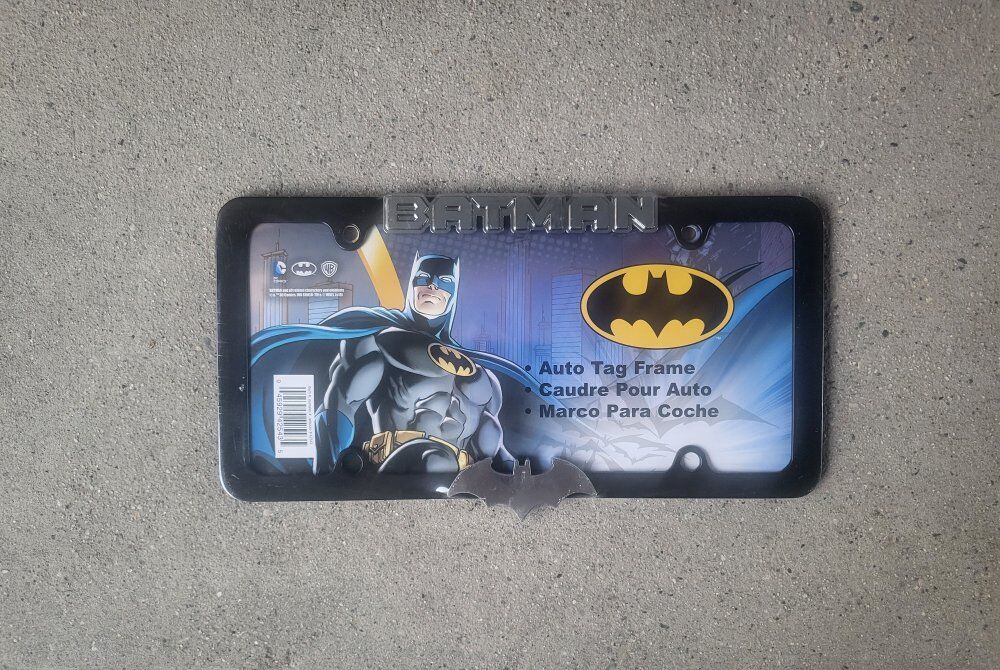 Batman license plate frame