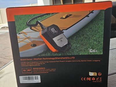 ETENWOLF Vortex S4 Electric Paddle Board Pump - 0-20 PSI, Auto Stop, LED Display