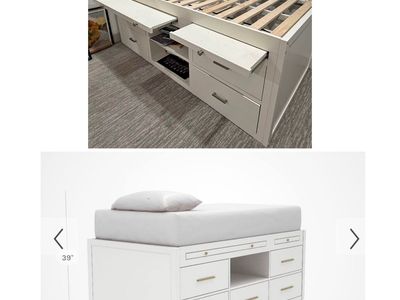 Dupe Of PBT Cleary Twin Captains Bed