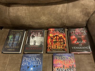Preston & Child Pendergast Series Hardcover Books Set of 6