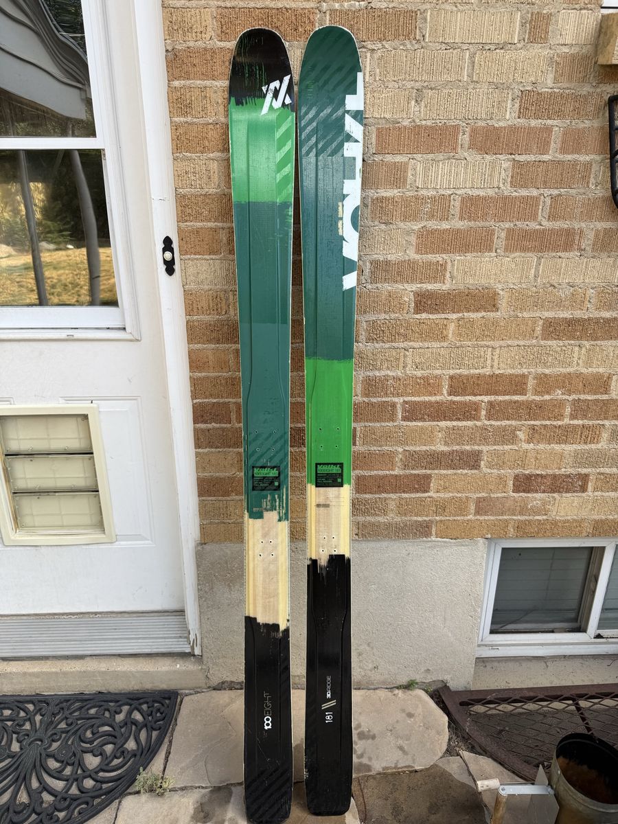 Volkl 181cm Blaze 86 Skis Green/Black Lightweight All-Mountain Skiing