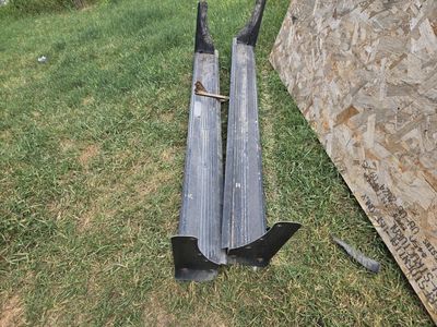Black Running Boards Side Steps for Truck/SUV - Good Condition