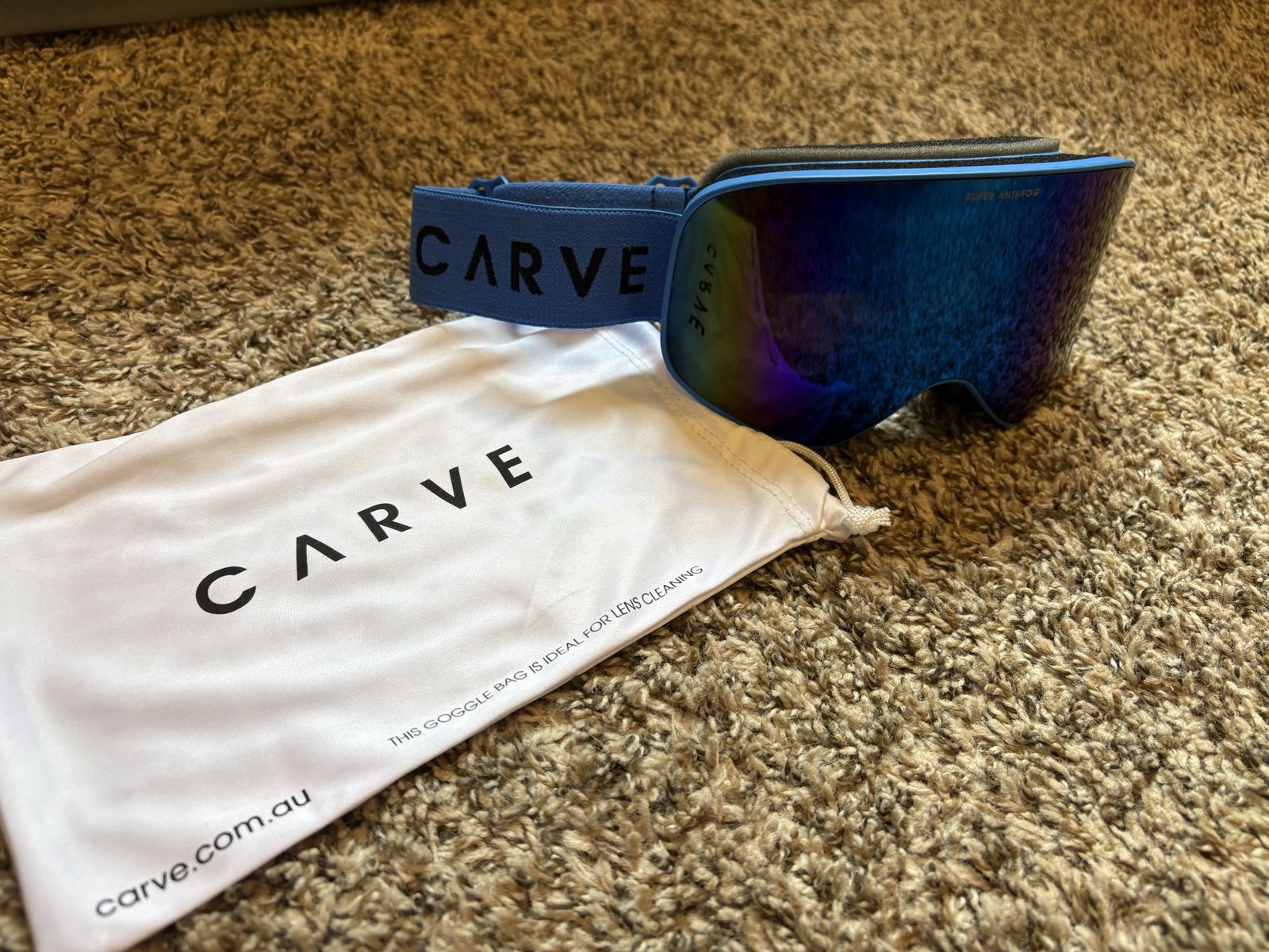 CARVE Snow Goggles sz Small New!