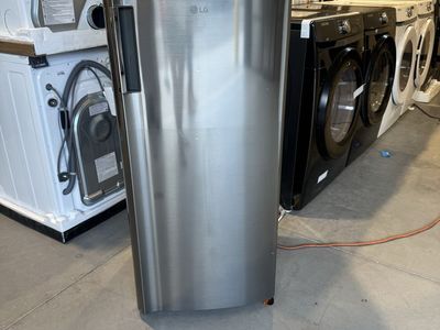 New LG 6.0 cu. ft. Single Door Refrigerator with Inverter Compressor and Pocket Handle in Platinum Silver