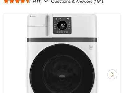 GE washer and dryer combo