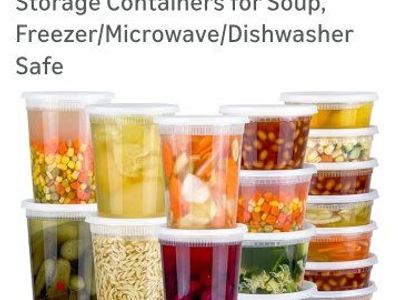 New in Package! 54 Set Deli Containers/Lids