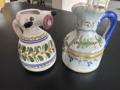 Talavera Pottery Milk Pitchers