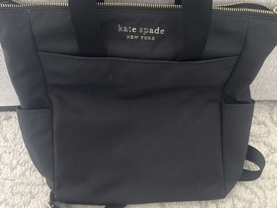 Kate Spade New York Black Nylon Watson Lane Hartley Backpack Handbag