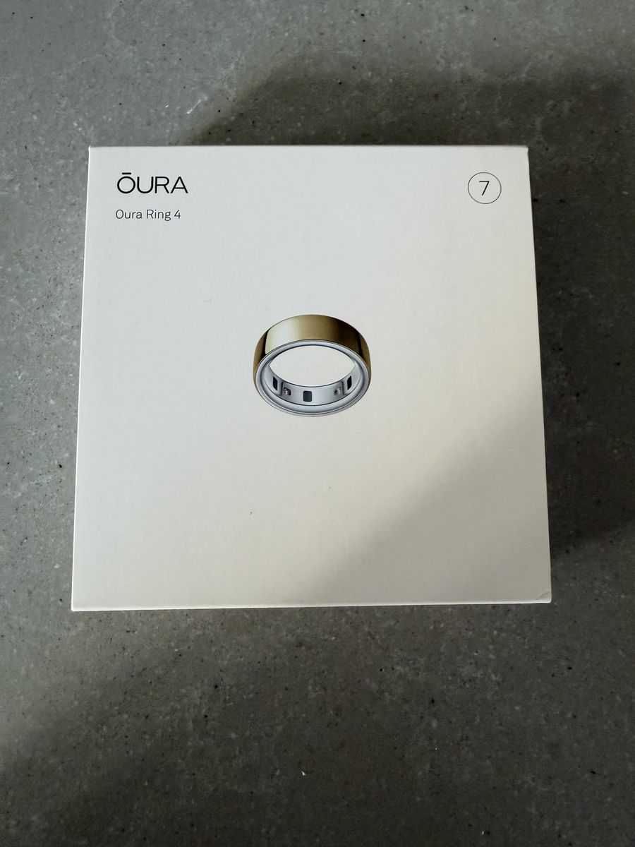 Oura Ring Gen 4 Gold Size 7