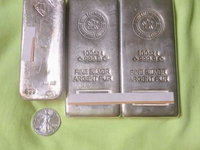 100 oz Silver Bar