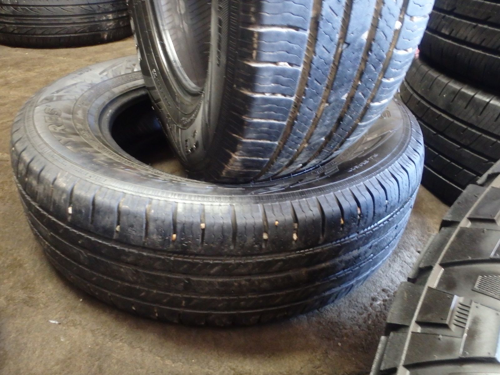 225/65R16 NOKIAN ONE TYRES PAIR OF TWO USED TIRES